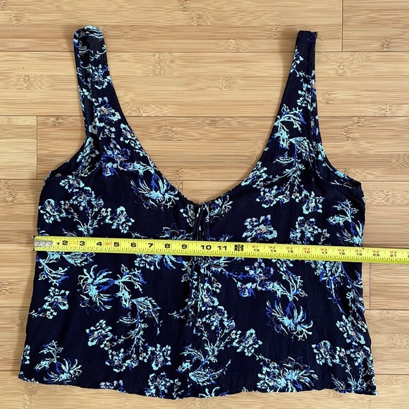 Free People Cropped Floral Tank Top - Picture 5 of 8